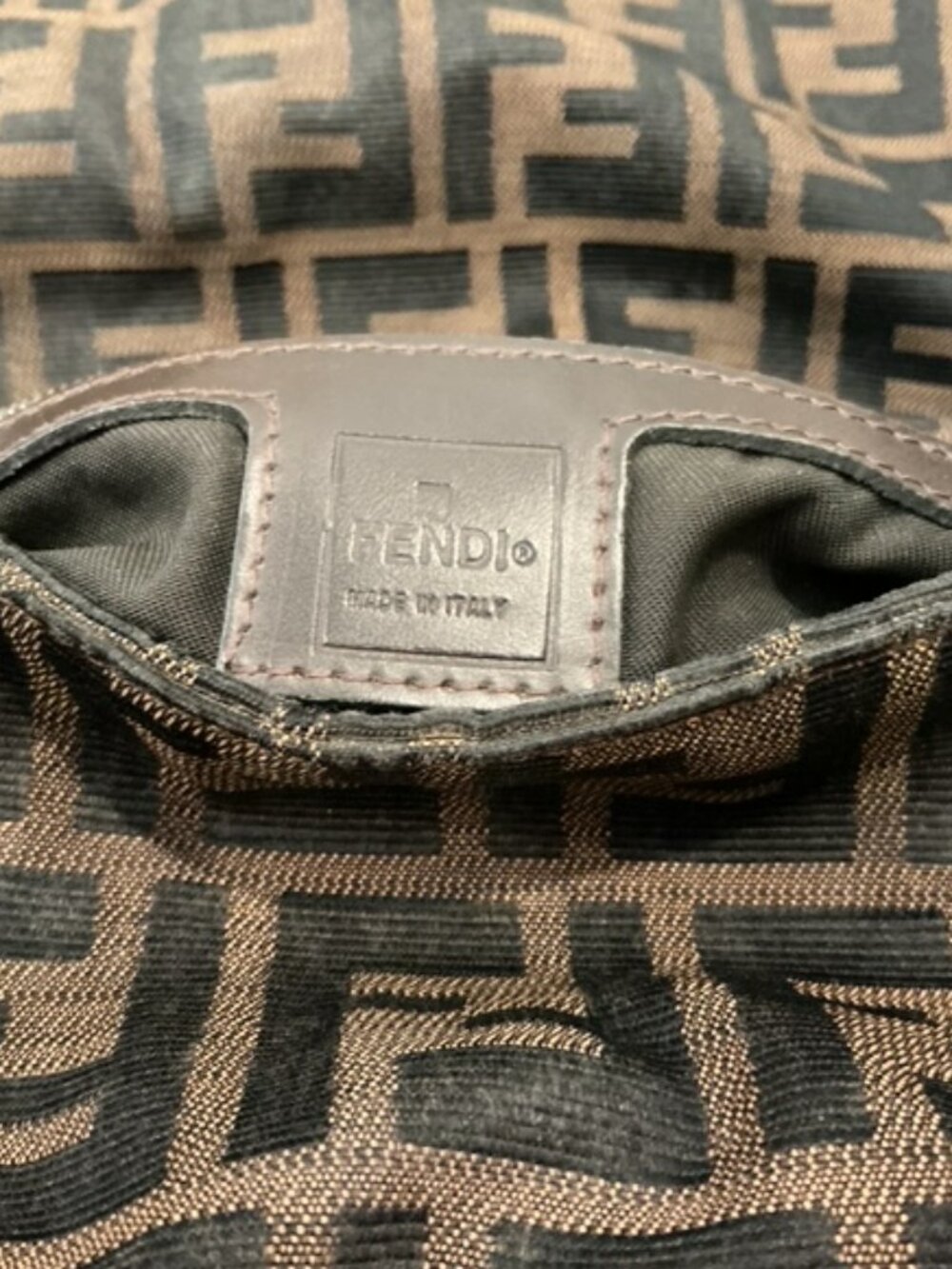 Vintage Fendi Zucca Mama Baguette Shoulder Bag - Picture 9 of 10